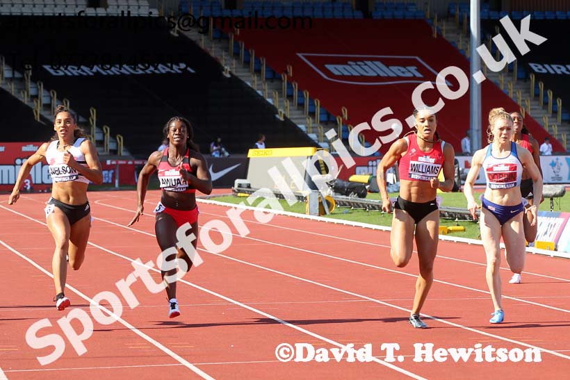 Womens 200 metres, 2019 Muller British Championships, Alexander Stadium, Birmingham. Photo: David T. Hewitson/Sports for All Pics
